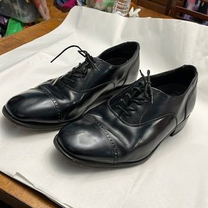 Florsheim Lexington Plain Toe Oxford Black Leather Dress Shoes - Size 9